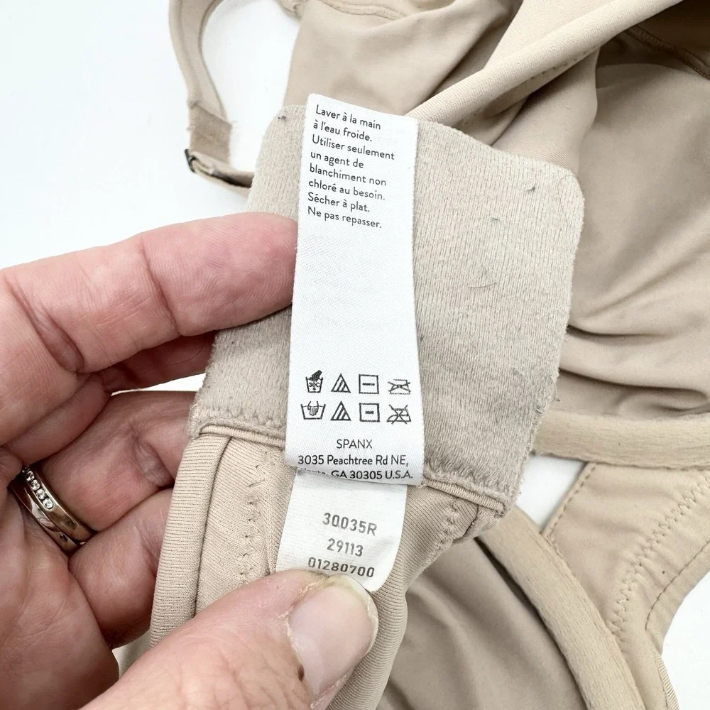 SPANX Low Profile Minimizer Bra In Champagne Beige Size 40G‎
